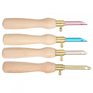 Durable Knitting Embroidery Pen Punch Needle Threader Set DIY Wood Handle  Sewing 