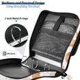 thumbnail image 4 of FORMRS Zipper Binder with Shoulder Strap 2-inch Ring 500 Sheet Capacity File Bag, Orange Seahorse, 4 of 5