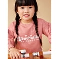 thumbnail image 3 of Little Star Organic Toddler Girl 3Pc Mixed Set T-Shirts, Sizes 12M-5T, 3 of 8