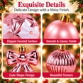 thumbnail image 5 of Velmasee 30PCS Shatterproof Christmas Tree Ornaments Set - Assorted Shapes Hanging Christmas Ball Ornaments Baubles Set with Strings for Holiday Xmas Tree Home Party Decor, 5 of 7