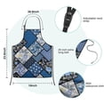 thumbnail image 7 of Pioneer Flower Floral Print Pattern Kids Aprons for Girls and Boys,Adjustable Neck Strap Toddler Aprons for Kids Cooking Baking, 7 of 7