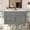 Gray, variant on 36" stain resistant Retro Bathroom Vanity, Bathroom Organizer with multi drawer layout, Space-Saving Freestanding Cabinet with floating wall mounted design for bathroom renovation, Black