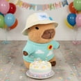 thumbnail image 4 of Set Navideño/Festivo de Ropa para Peluche de Capibara 26.5 cm (10.4"), 11 Piezas con Sombreros y Suéteres/Vestido + Mini Bolsas, Ideal para Regalo y Fotos de Temporada (No Incluye Peluche), 4 of 5