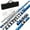 Blue, variant on C Closed Hole Flute 16 Keys Flutes Kit for Students, Beginners & Professionals, Nickel Flute with Accessories (Silver)