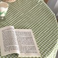 thumbnail image 4 of Plaid Tablecloth§plaid Table Cover§plaid Picnic Cloth§plaid Cloth§plaid Decorative Cloth§dustproof Tablecloth Desk Tablecloth Plaid Table Cover Linen Cotton Backdrop Dustproof, 4 of 5