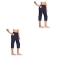 thumbnail image 4 of Eigraketly Pantalones de mujer Pantalones deportivos Bolsillo grande Pantalones de chándal de cintura alta Cordón Type5 NO5, 4 of 6