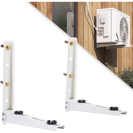 Mini Split Wall Mounting Bracket Heavy Duty Wall Mount Brackets for Outdoor Air Conditioners / Heating System Accessories for HVAC, Heat Pump (7000-15000BTU)
