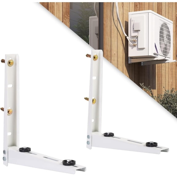 Mini Split Wall Mounting Bracket Heavy Duty Wall Mount Brackets for Outdoor Air Conditioners / Heating System Accessories for HVAC, Heat Pump (7000-15000BTU)