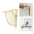 thumbnail image 3 of Soporte de estante de ángulo triangul de montaje en ped nórdico Soporte de ado 20cm Zulema Soportes de estante de montaje en pared, 3 of 8