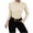 Beige, variant on Homenesgenics Womens Tops under $5 Fleece Warm Women Solid Long Sleeve Pullove TurtleNeck-Neck Casual Sweater Tops Beige S