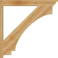 thumbnail image 3 of Ekena Millwork 6"W x 42"D x 42"H Imperial Rough Sawn Traditional Outlooker, Western Red Cedar, 3 of 4
