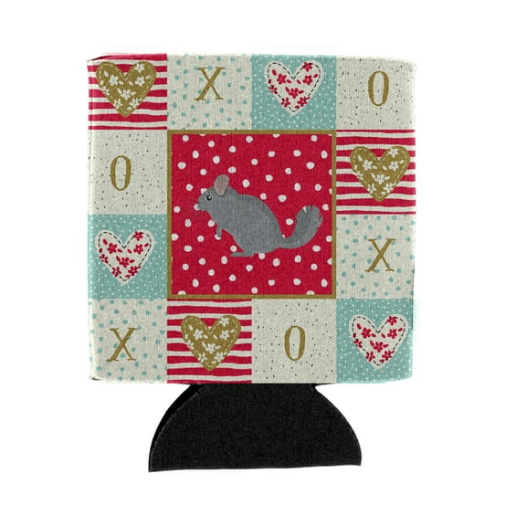 Carolines Treasures CK5422CC Foggy Chinchilla Love Can or Bottle Hugger Can Hugger multicolor