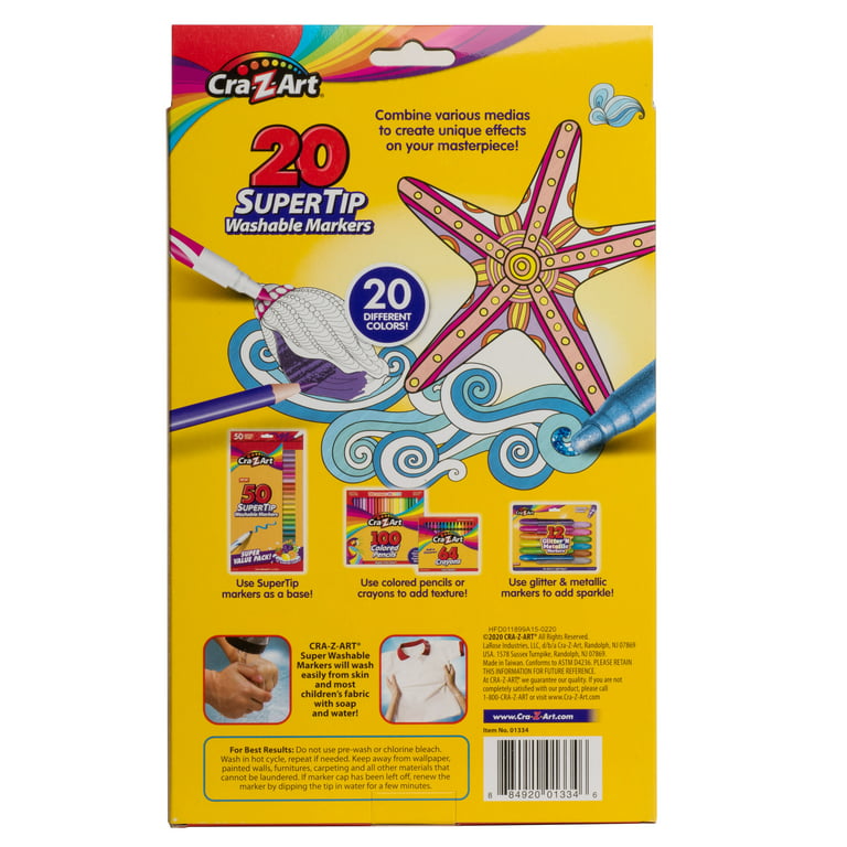 Dropship Crayola 20 Super Tips Washable Markers to Sell Online at a Lower  Price