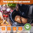 thumbnail image 4 of 2Pcs Air Friteuse Silicone Doublures Antiadhésif Air Friteuse Silicone Pot Réutilisables Friteuse à Air Chaud Plateau de Cuisson en Silicone pour Four Friteuse à Air Micro-Ondes, 4 of 10