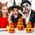 thumbnail image 4 of CASAFUN Halloween Horror Pumpkin Lights, Halloween Decorations, Outdoor Pumpkin Lantern Props Decorations, Halloween Lighted Decoration, for Indoor and Outdoor Halloween Holiday Party Decor, 4 of 8