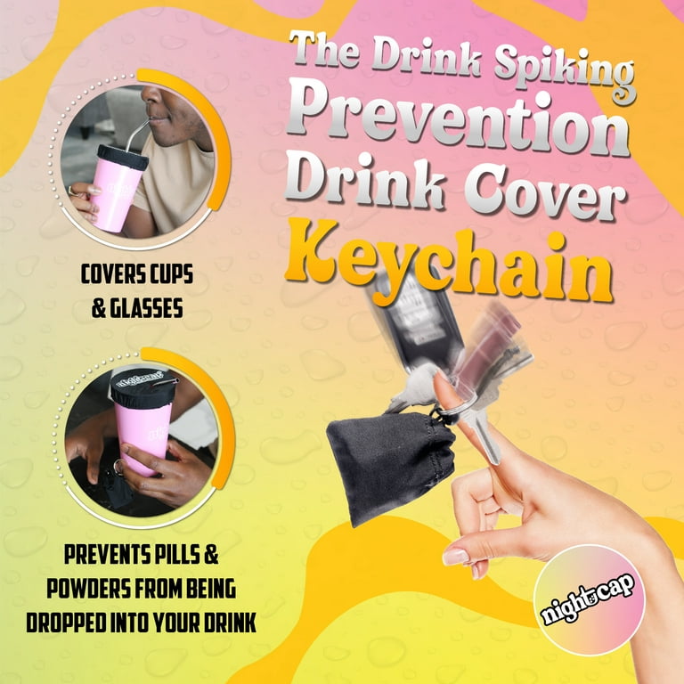 Nightcap Keychain Drink Cover 4 Pack | Dorm Essentials