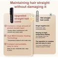 thumbnail image 6 of 2 in 1 for Straightening, 2025 New Hair Straightener Brush - Cordless Hair Straightening,Compact & Travel-Friendly with LED Display Anti-Scald Mini Hot Straightening Comb for Women, 6 of 6