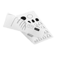 thumbnail image 1 of Alfombrilla de silicona para uñas, alfombrillas de estampación para decoración de uñas, alfombrilla de manicura para placa de estampación de espacio de trabajo, almohadilla de blanco Jinwen placa de estampado de uñas, 1 of 4