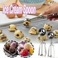 thumbnail image 1 of Vaidha Ice Cream Spoon Stainless Steel Spring Handle Masher, 1 of 2