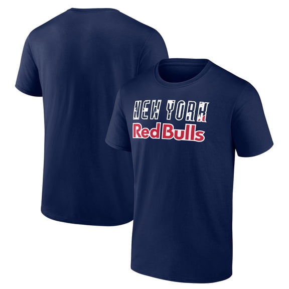 Men's Navy New York Red Bulls Banner Wave T-Shirt