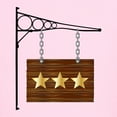 thumbnail image 3 of CafePress - 3 Star Hanging Sign T Shirt - Light T-Shirt Kids XS-XL, 3 of 4
