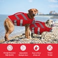 thumbnail image 6 of BRKURLEG Dog Life Jacket, Ripstop Dog Safety Vest with Reflective Stripes, Adjustable Pet Lifesaver Swimsuit with Handle for Medium Large Extra Large Dogs, 6 of 8