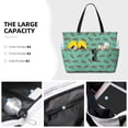 thumbnail image 3 of Daiia Cartoon Lobsters 4 Beach Travel Bag - Water-Resistant Beach Bag, Lightweight Tote with 7 Pockets for Women and Men - Gym,Pool,Camping,Reusable Grocery Bag, 3 of 7