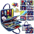 thumbnail image 1 of Activity Board for Toddlers, Toy for 1-4 Years, Sensory, Buckle, Learning Toy, Fine Motor Skills, Gift for Girls, Boys, 1 of 5