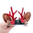 thumbnail image 1 of Gureui Christmas Hair Clips, Cute Deer Horn and Ears Hairpins Antler Alligator Clips for Women Girls, 1 of 1