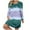 Green, variant on fatyb Plus Size Dress for Women Tie Dye Long Sleeve Shirt Dresses Fall Winter Crewneck Casual Dresses