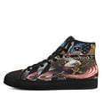 thumbnail image 3 of One Nation Under God Eagle High Top Canvas Shoes Sneakers Black Size 7.5, 3 of 7