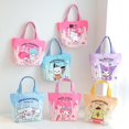 thumbnail image 2 of XRH Anime Kuromi KT Cat Keroppi bolsa de almuerzo portátil de dibujos animados bolsa Bento patrón de muñecas Kawaii bolso de gran capacidad bolsa de almacenamiento, 2 of 4