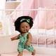 thumbnail image 1 of Muñeca de bebé Yotijar Muñeca Niña Negra 8 pulgadas, 1 of 10