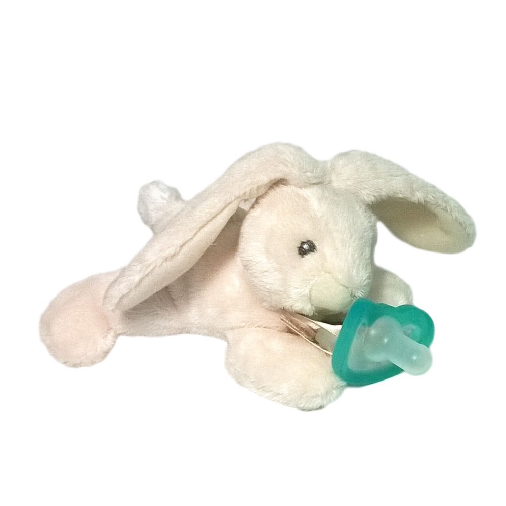 RaZbaby RaZBuddy with JollyPop Pacifier, Cotton Bunny