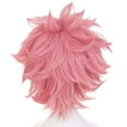 thumbnail image 4 of Perruque Cosplay Rose Courte Ondulée Perruques Synthétiques pour Bande Dessinée Perruques Cosplay pour Anime, 4 of 4