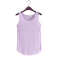 thumbnail image 2 of ClodeEU Soft Undershirt Tank Top Cotton Undershirt Sleeveless Shirts Purple ,Womens Plus, 2 of 3