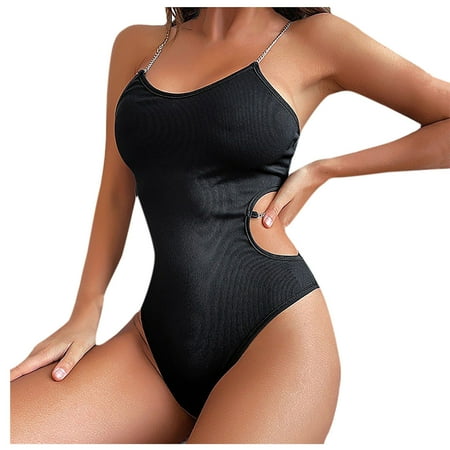 

Corset Tops for Women Women S European and American Spice Girl Style Hollow Out Sling Chain Tight Knit Waist Underwear