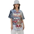 thumbnail image 4 of Santa is Coming Goldendoodle Merry Christmas Xmas Noel Truck Tree Hawaiian Shirt Breathable Summer Unisex Merch Doodle Dog Lover Gifts Idea - 02023, 4 of 6