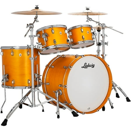 Ludwig NeuSonic 4-Piece Mod 2 Shell Pack With 22" Bass Drum Satin Golden Slumbers