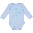 thumbnail image 3 of Inktastic Winter Snowflakes Boys or Girls Long Sleeve Baby Bodysuit, 3 of 5