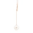 thumbnail image 2 of ANGARA Freshwater Cultured Pearl Lariat-Style Heart Necklace in 14K Rose Gold for Women | June Birthstone, Birthday, Anniversary, Jewelry Gift for Women | Pearl Necklace, 2 of 5
