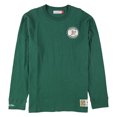 thumbnail image 1 of Playera adornada de punto flameado Mitchell & Ness para hombre verde extragrande, 1 of 2