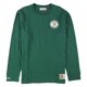 thumbnail image 1 of Playera adornada de punto flameado Mitchell & Ness para hombre verde extragrande, 1 of 2