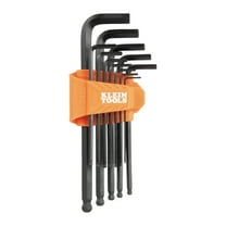 Klein Tools Ball-End Hex Key Wrench Set 12Pc