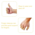 thumbnail image 5 of 10 Pack Finger Sleeves , Thumb Splint Brace for Finger Support, Breathable Elastic Finger Tape, Compression Pression Protector for Relieving Pain, Trigger Finger, Compression Aid for Sports, 5 of 6