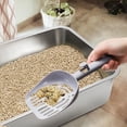 thumbnail image 5 of Stainless Steel Cat Litter Box with Lid, Extra Large Top Entry Litter Boxes for Big Cats, Enclosed Removable Metal Litter Box with Scoop and High Wall, Anti-Leakage, Easy Cleaning, 5 of 6