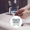 thumbnail image 3 of BRIGHTFUFU 1Pc Home Use Dual Control Water Tap Angle Valve in Silver Copper Material, 3 of 8