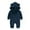 Navy, variant on LIUJUNSHOP Baby Jumpsuit Bear Ear Hooded Thin Rompers Boys Girls Long Sleeve Onesie with Zipper Red 6-9 Months
