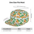 thumbnail image 2 of Adjustable Baseball Cap, Tropical Capybara Flat Bill Trucker Flat Brim Hats Dad Hat for Men Women - Snapback Hat Adjustable Size, 2 of 7