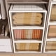 thumbnail image 2 of Caja de almacenamiento Cajón para pantalones Caja de almacenamiento transparente Caja de almacenamiento de ropa para el hogar Armario Armario Caja de almacenamiento de ropa interior de plástico, 2 of 5